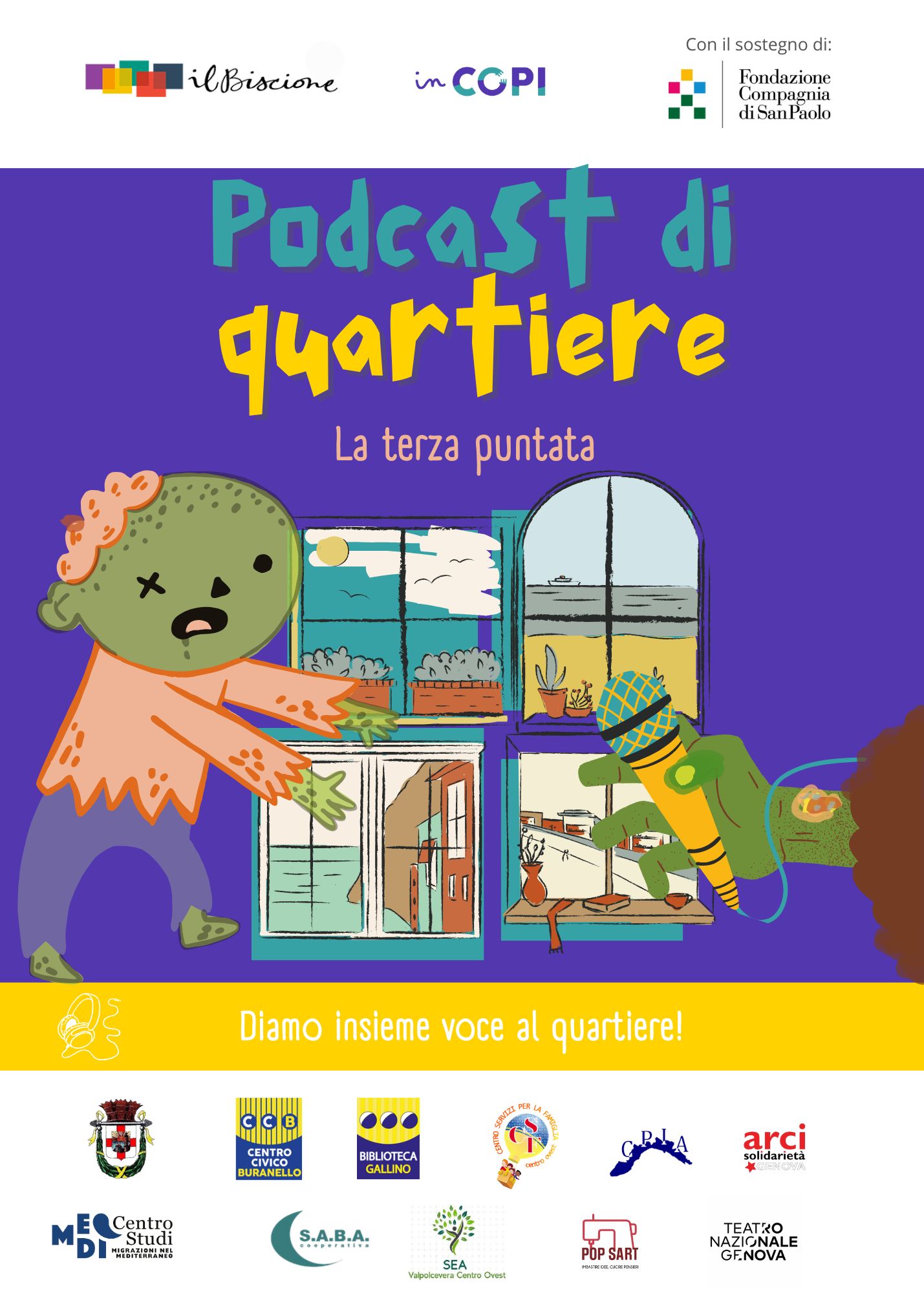 la terza puntata del podcast di quartiere