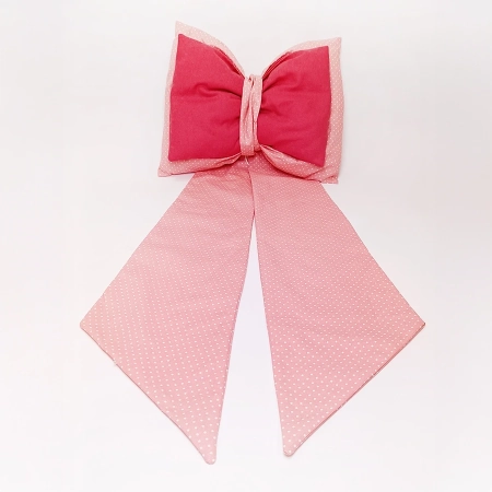 cuscino rosa e rosso