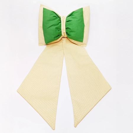 cuscino verde e giallo