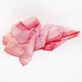 sciarpa rosa fatta a mano 1
